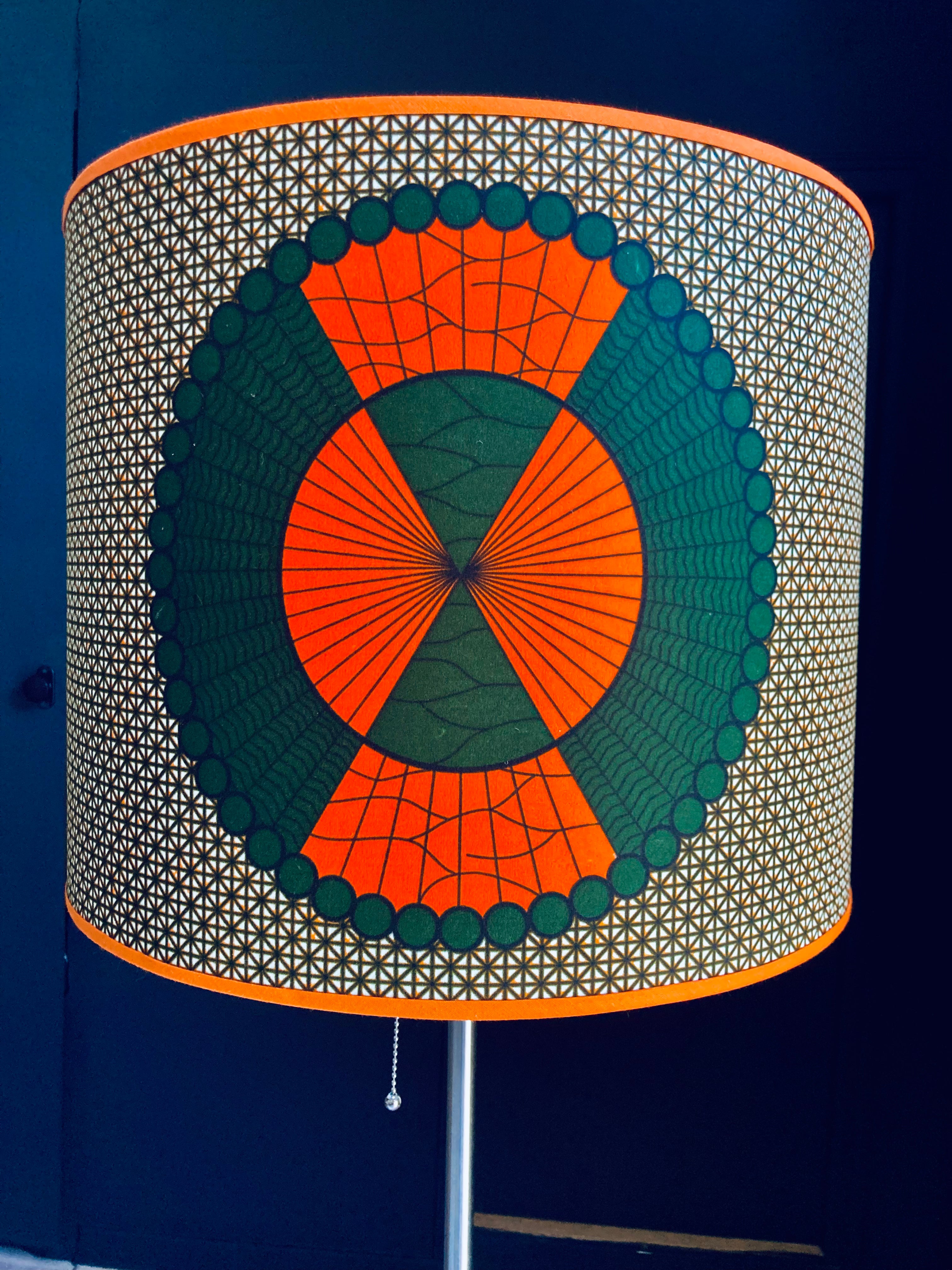 Suspension vert orange