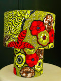 Lampe tissu wax